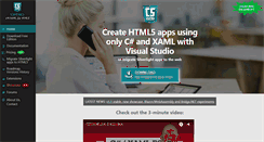 Desktop Screenshot of cshtml5.com