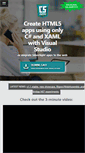 Mobile Screenshot of cshtml5.com